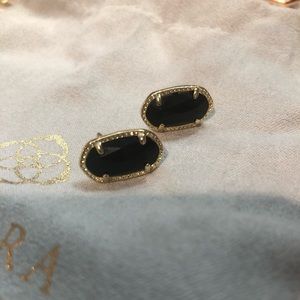 Black Kendra Scott Stud earrings